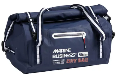 Produktbild von Wasserdichte Reisetasche 55L, Rollverschluss, IPX6 DryBag, Blau