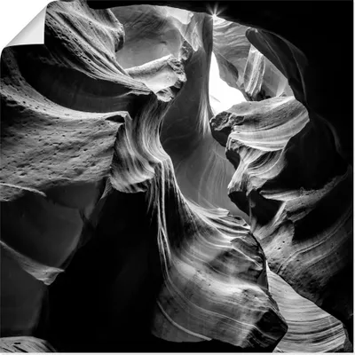 Produktbild von ARTland Poster Antelope Canyon I Größe: 50x50 cm