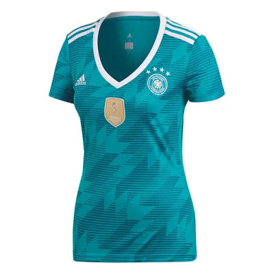 Produktbild von Adidas Germany Away Replica Jersey, T-Shirt, Erwachsener, Weiblich, Grün, Weiß, Muster, XS
