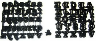 Zdjęcie produktu dla Narzędzie do wycinania elementów patchworkowych, seria "Alphabet"