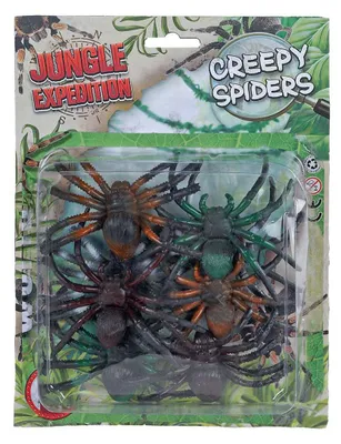 Produktbild von Dschungelexpeditionsspinnen 6cm, 8 Stk.