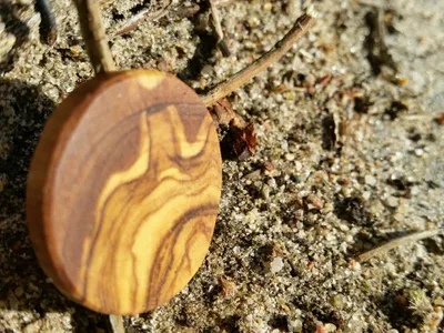 Produktbild von Holzdeko 10 Holzscheiben / Dekoscheiben Olivenholz Ø 4,0, DIY