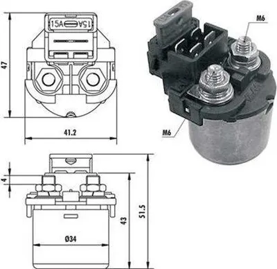 Produktbild von MAGNETI MARELLI Heckscheibenwischer + Arm Stück Hinten für FIAT MULTIPLA (186) 330mm