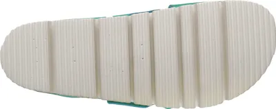 Produktbild von Dr. Brinkmann Damen Pantolette Schnalle gekreuzte Riemen Plateausohle, Größe:38 EU, Farbe:Grün