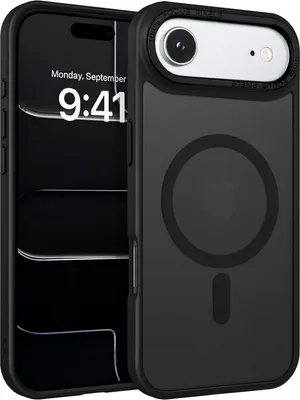Image de Étui pour iPhone Air Étui MagSafe compatible avec le cadre métallique de l'appareil photo Étui magnétique TPU Protection des bords