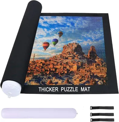 Zdjęcie produktu dla Puzzle Mat 1500/2000/3000 Elementów, Antypoślizgowy Filc, 66x116 cm, Kompaktowy, Do Puzzli