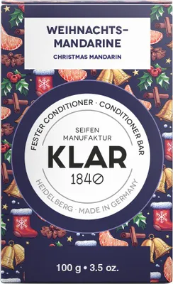 Produktbild von Klar Seifen fester Weihnachtsconditioner Christmas Mandarin