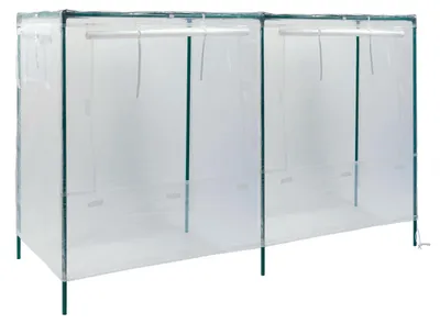 Obrázok produktu pre Vitavia kryt na vyvýšené záhony "Square L" transparentný L / 158 x 55 x 95 cm