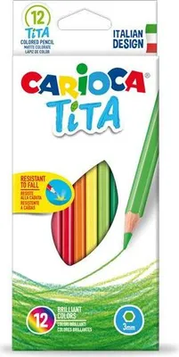 Immagine prodotto di Carioca - matita colorata Tita, 12 pezzi in astuccio di cartone