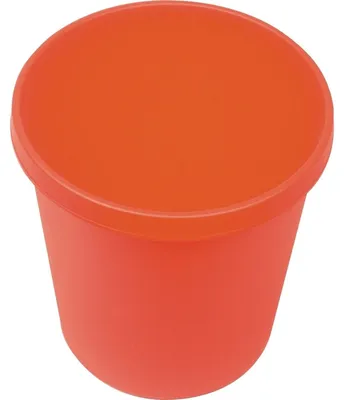 Produktbild von helit Papierkorb H6105825 18l rund Kunststoff rot