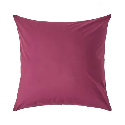 Immagine prodotto di HOMESCAPES Federa per cuscino Fadendichte 200 Bordeaux, 60 x 60 cm