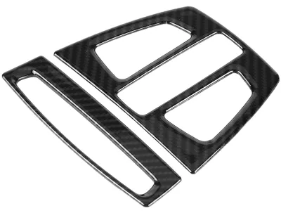 Zdjęcie produktu dla 2 sztuki osłony panelu przedniej lampki do czytania z włókna węglowego do serii 3 F30 GT F34 X5 X6 X1 X2