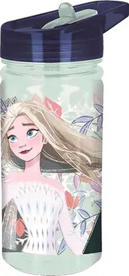 Productafbeelding van Disney Frozen drinkfles, 475 ml, kinderfles met klapdeksel en handgreep