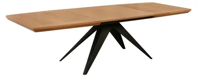 Produktbild von Masseno Ausziehbar Esstisch FERRUM 180 - 280 cm x 100 cm Rechteckig Tisch für Wohnzimmer, Küche, Eichefarben