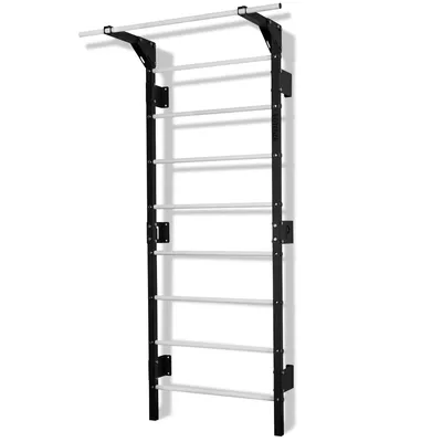 Immagine prodotto di Barre a muro con barre per trazioni Barra per trazioni Attrezzi da palestra Parete per palestra fitness Struttura per arrampicata fino a 250 kg Palestra Attrezzatura sportiva per adulti Palestra domestica