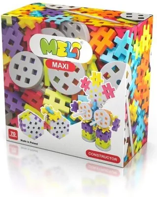 Immagine prodotto di Klocki Meli Maxi Costruttore 70szt