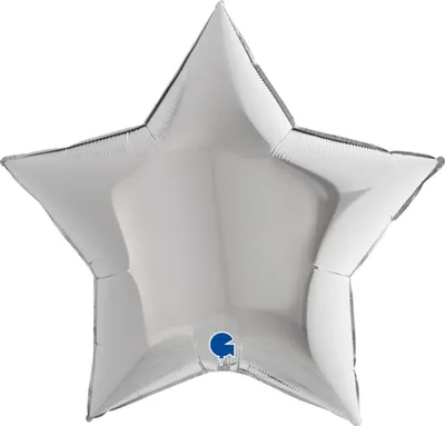 Produktbild von ABC36 Uni Stern 91 cm ø | Silber