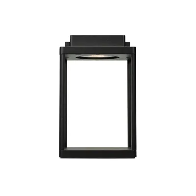 Image de Lanterne petite lampe de table, Lampe de table sans fil à intensité variable, Lampe de table Led en métal, Lampe de lecture, Rechargeable par USB, Lucca noir