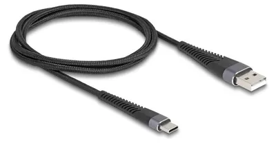 Image de DELOCK USB 2.0 Kabel USB Typ-A St > USB Typ-C St 1m