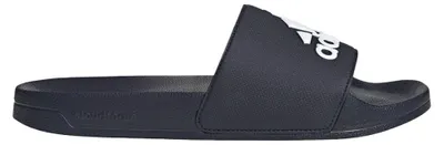 Image de Adidas - Sandales de bain unies pour hommes/femmes « Adilette Shower » PP1935 (42 EU) (bleu marine foncé)