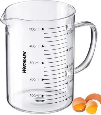 Produktbild von Westmark Messkanne, Glas, 0,5 l, geschlossener Griff, 30692260