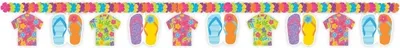 Produktbild von Girlande "Hawaii Hemd & Flip Flops"