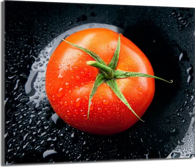 Immagine prodotto di Piastra copripiano cottura 60x52 Piastra copripiano cottura in Vetroceramica alzatina in vetro tagliere decorativo, rosso pomodoro