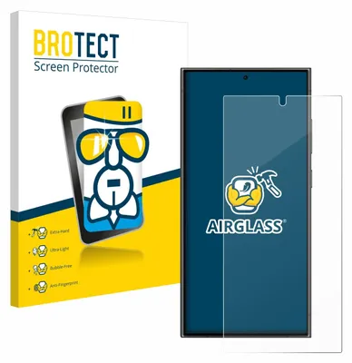 Produktbild von BROTECT Schutzglas für Samsung Galaxy S24 Ultra Schutzfolie Panzer Folie Glas Display Schutz klar
