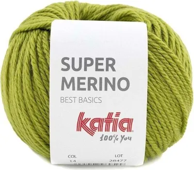 Image de Katia Super Merino 14 Pistachio - Fil à tricoter