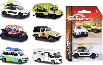 Produktbild von Majorette 212057601 Explorer Kollektion, 6-fach sortiert