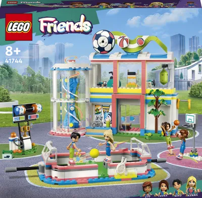 Zdjęcie produktu dla LEGO Friends Centrum sportowe, Zestaw do budowania, 8 lat(a), Plastik, 832 szt., 1,42 kg