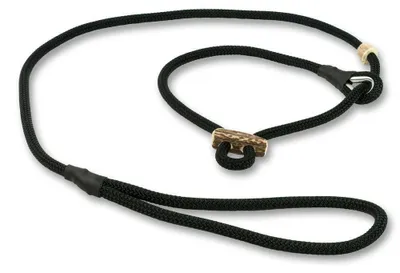 Produktbild von Mystique® Field Trial Moxonleine mit Zugbegrenzung 10mm 180cm schwarz