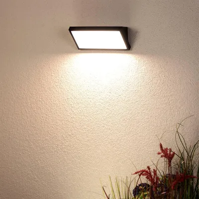 Produktbild von LUMILED Außenwandleuchte 12W Modern Fassadenleuchte 230V 4000 K Neutralweiß Wandlampe Außenlampe Wandleuchte IP44 spritzwasserdicht Outdoor Außen