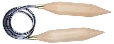 Obrázok produktu pre Pletacie kruhové ihlice KnitPro Jumbo Birch 100 cm 25,00 mm - 3 kusy