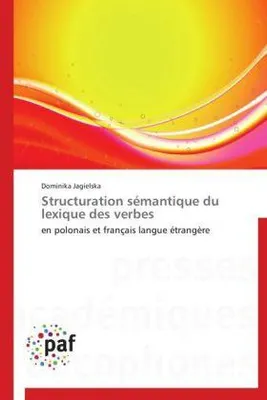 Produktbild von Structuration sémantique du lexique des verbes