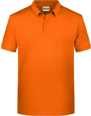 Produktbild von Men's Basic Polo Klassisches Poloshirt orange, Gr. S