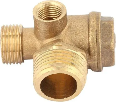 Immagine prodotto di Raccordo per valvole di compressori a 90 gradi in ottone - Utensili