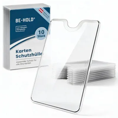 Zdjęcie produktu dla 10 sztuk etui na karty, portfel na karty kredytowe, etui na karty bankomatowe, ochronne etui dla mężczyzn/kobiet