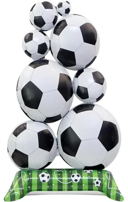 Productafbeelding van Stehende voetbal luchtballon 150 x 83 cm
