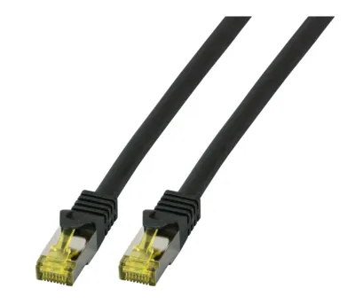 Produktbild von EFB Elektronik MK7001.0,15B, 0,15 m, Cat6a, S/FTP (S-STP), RJ-45, RJ-45, Schwarz