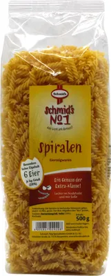 Produktbild von Schmid’s No.1 Schlemmer-Spiralen 500 g – Für aromareiche & saftige Pastagerichte