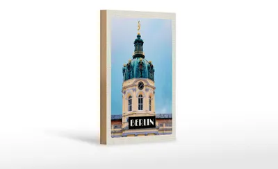 Produktbild von Holzschild Reise 12x18 cm Berlin Deutschland Hauptstadt Dekoration