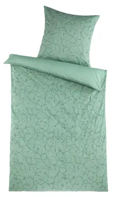 Produktbild von Wende-Bettwäsche BLUMEN - Renforcé-Qualität aus 100 % Baumwolle, 135x200 cm