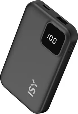 Obrázok produktu pre Powerbanka ISY IPP-5001 1xUSB-C 1xUSB-A 5000mAh Čierna