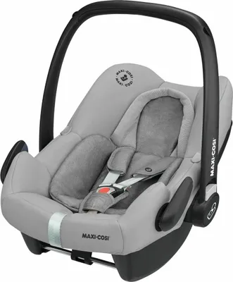 Produktbild von Maxi-Cosi Rock Babyschale, sicherer i-Size Baby-Kindersitz, Gruppe 0+ (0-13 kg), nutzbar ab der Geburt bis Circa 12 Monate, Nomad Grey, Grau
