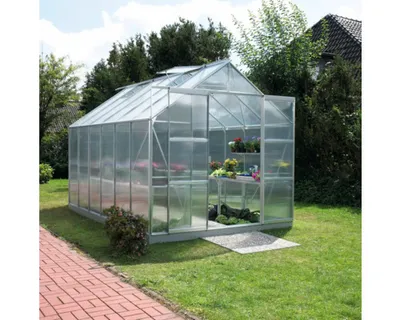 Obrázek produktu pro Skleník Vitavia Uranus 9900 polykarbonát 4 mm 257 x 383 cm hliník