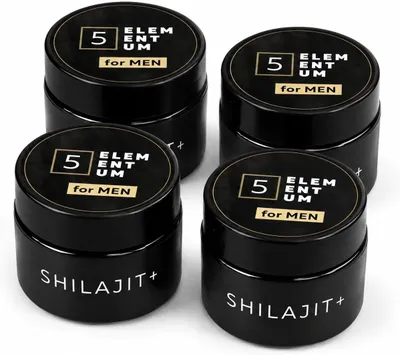 Produktbild von Shilajit Harz Himalaya für Männer – 82% Fulvinsäure – 100 g (4 x 25 g)