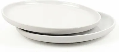 Immagine prodotto di set di 2 piatti da dessert in gres di alta qualità - ø 20 cm, robusti e facili da pulire