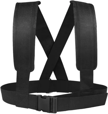 Produktbild von Trainingsharness mit verstellbarem Widerstandsband, Nylon, Stahlhaken, bis 150 lbs, für Krafttraining