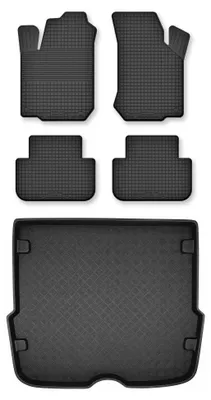Obrázek produktu pro Vaničkové autokoberce + vana kufru pro: Ford Focus MK1 1998-2005 kombi 5 ks